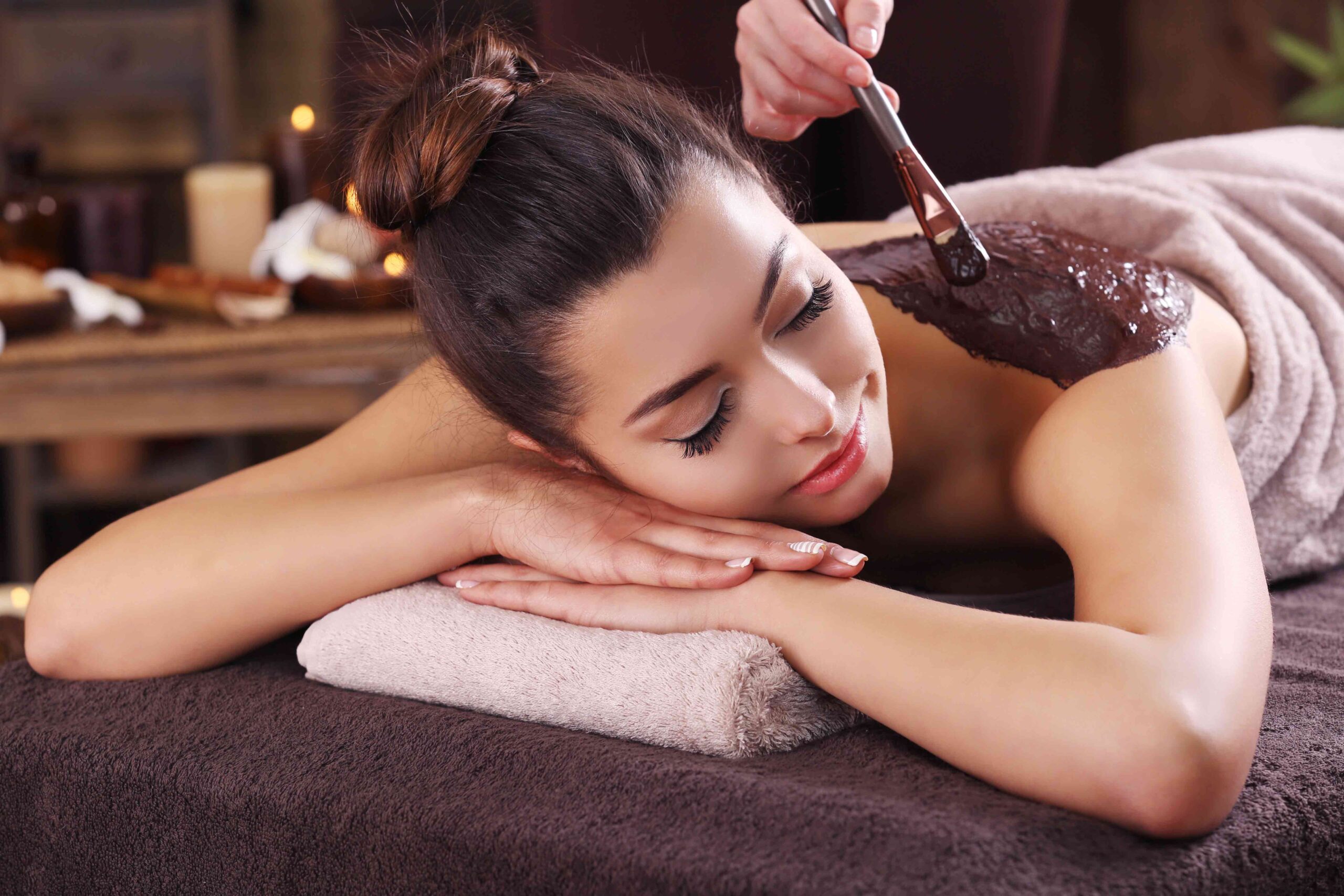 Massage body with coffee + scrup