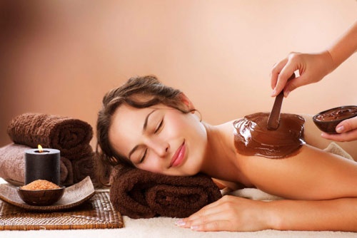 Massage body with coffee + scrup