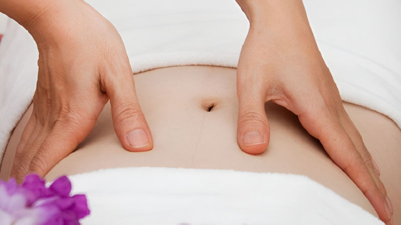 Thigh  + Belly massage