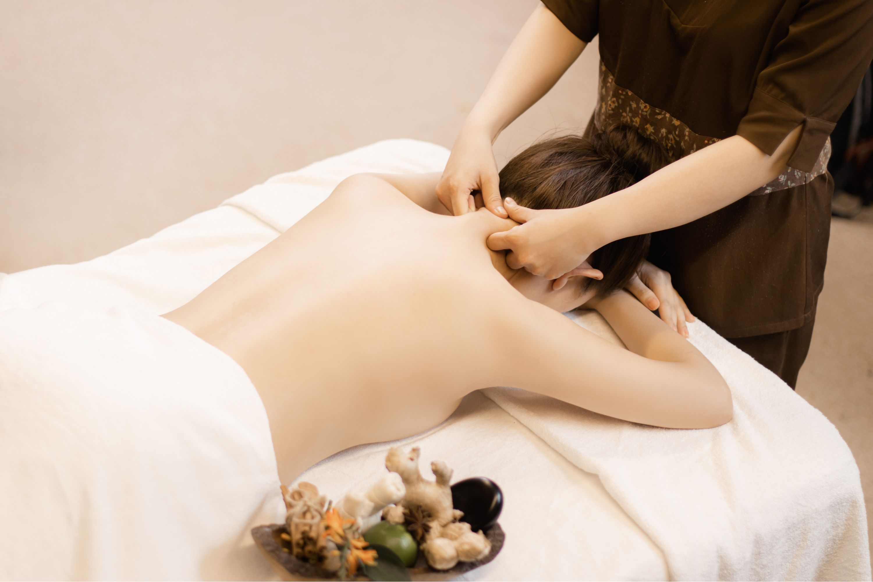 Neck + shoulder massage